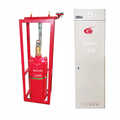 Red High Safety NOVEC1230 Fire Suppression System Max Working Pressure 3.2Mpa