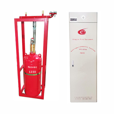 Indoor Fire Safety NOVEC1230 Fire Suppression System Automatic Starting