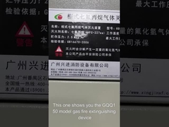 fm200 het systeem van de brandafschaffing