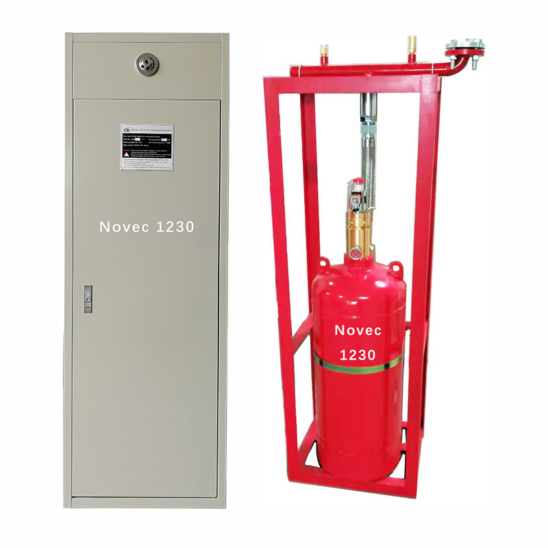 Red High Safety NOVEC1230 Fire Suppression System Max Working Pressure 3.2Mpa