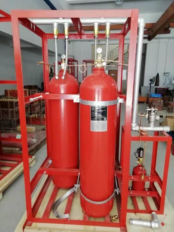 IG100 100% Pressurized Nitrogen Inert Gas Fire Suppression System Fire Suppression Pipe Network Type